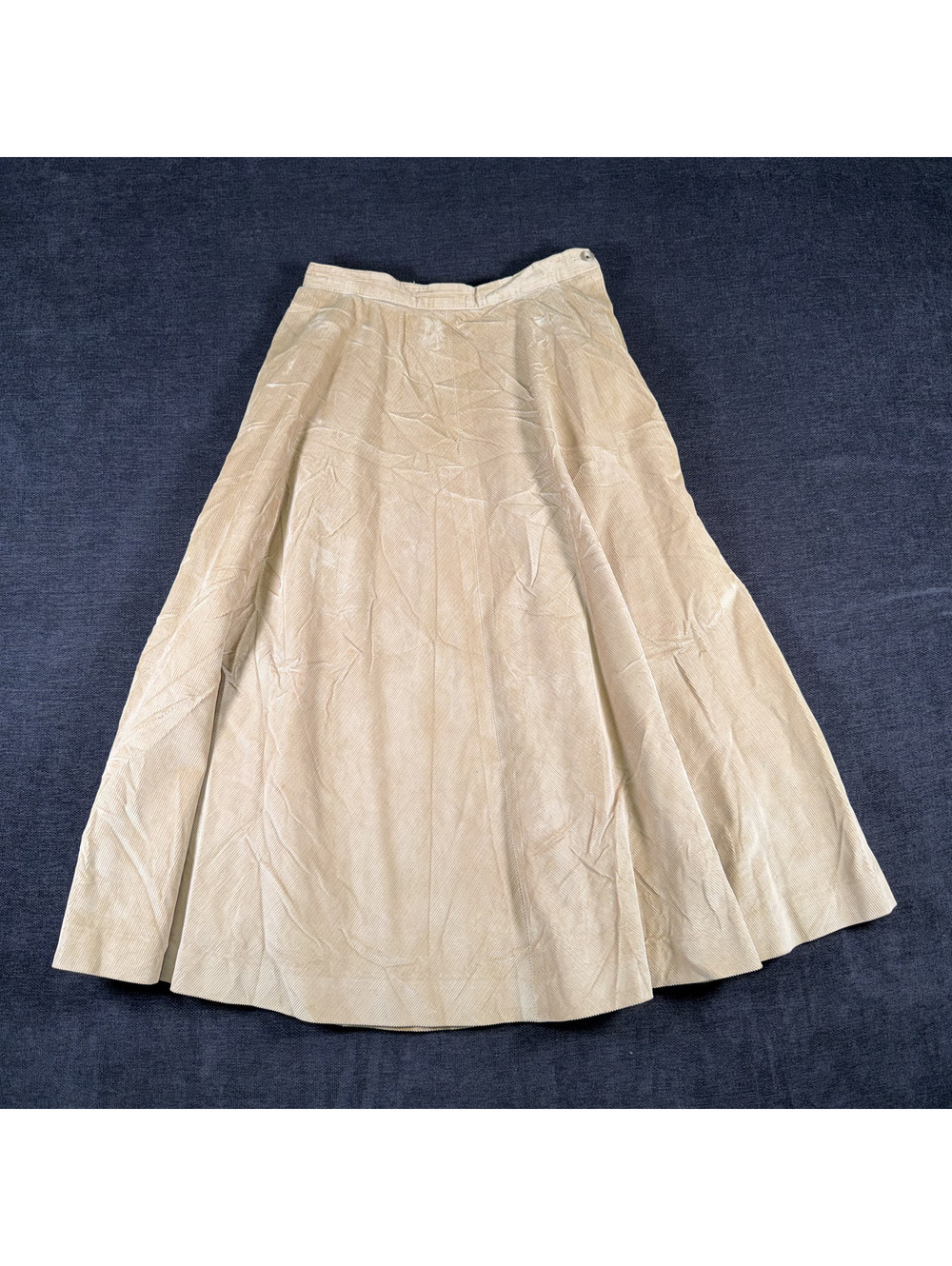 Betty Barclay Beige Corduroy Midi Skirt